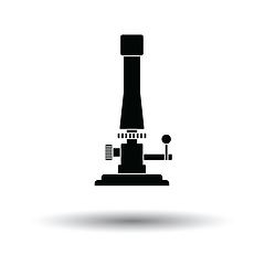 Image showing Icon of chemistry burner