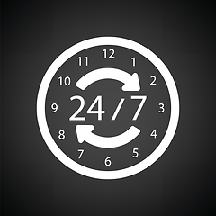 Image showing 24 hour icon