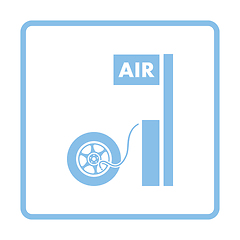 Image showing Wheels pump station icon