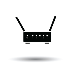 Image showing Wi-Fi router icon