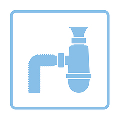 Image showing Bathroom siphon icon