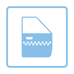 Image showing Taxi side door icon