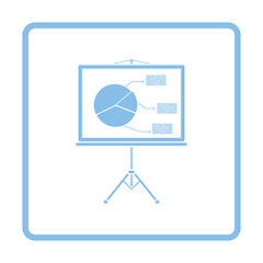 Image showing Presentation stand icon
