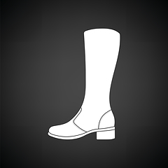 Image showing Autumn woman boot icon