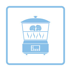 Image showing Kitchen steam cooker icon