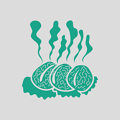 Image showing Smoking cutlet icon