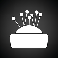 Image showing Pin cushion icon