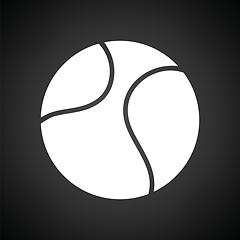 Image showing Tennis ball icon