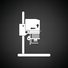Image showing Icon of photo enlarger