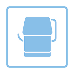 Image showing Toilet paper icon