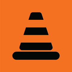 Image showing Icon of Traffic cone