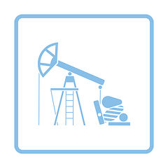 Image showing Oil pump icon