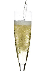 Image showing Champagne glass celebration