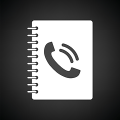 Image showing Phone book icon