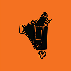 Image showing Police holster gun icon