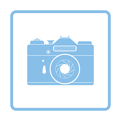 Image showing Icon of retro film photo camera