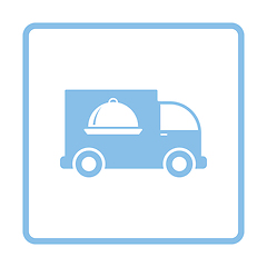 Image showing Delivering car icon