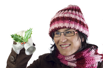 Image showing christmas girl ornaments