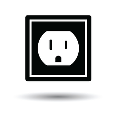 Image showing Electric outlet icon