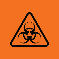 Image showing Icon of biohazard