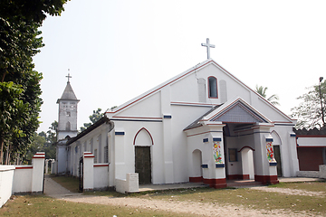 Image showing Catholic Church in Basanti, West Bengal, India 