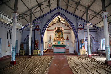 Image showing Catholic Church in Basanti, West Bengal, India 