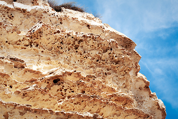 Image showing Cliffs by the sea.