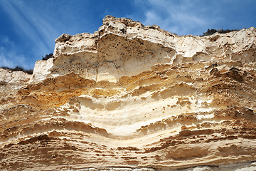 Image showing Cliffs by the sea.