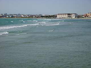 Image showing City by the sea.