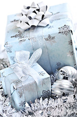 Image showing Christmas gift boxes