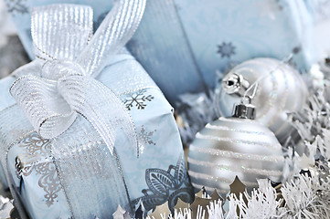 Image showing Christmas gift boxes