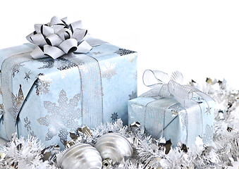 Image showing Christmas gift boxes