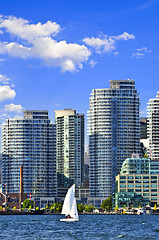 Image showing Sailing in Toronto harbor