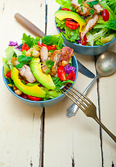 Image showing Chicken Avocado salad