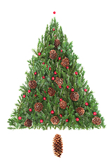 Image showing  Environmentally Friendly Christmas Tree Concept