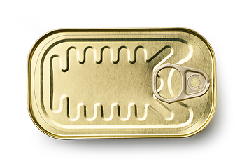 Image showing gold metal can