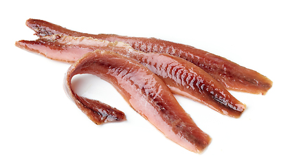 Image showing canned anchovy fillets