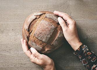 Image showing freshly baked artisan bread