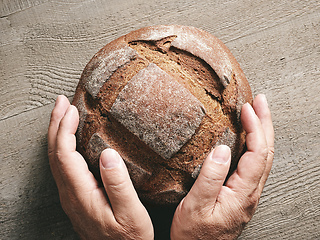 Image showing freshly baked artisan bread