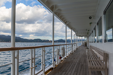 Image showing Tourist ship to travel