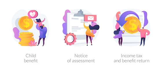 Image showing Taxation and assessment vector concept metaphors