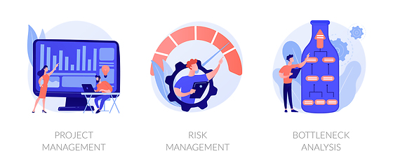 Image showing Project management vector concept metaphors