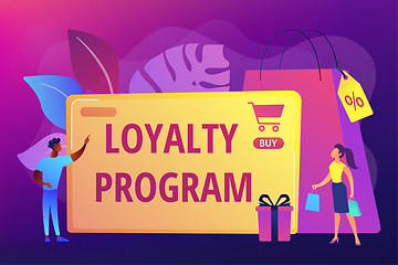 Image showing Loyalty program concept vector illustration