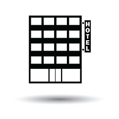 Image showing Hotel building icon