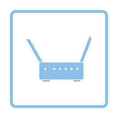 Image showing Wi-Fi router icon