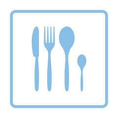 Image showing Silverware set icon