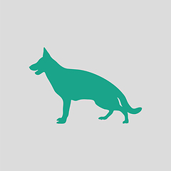 Image showing German shepherd icon