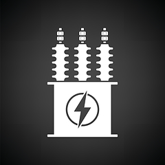 Image showing Electric transformer icon