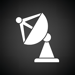 Image showing Satellite antenna icon