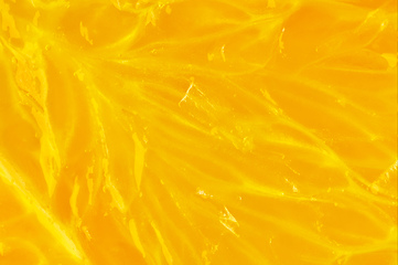 Image showing orange pulp macro